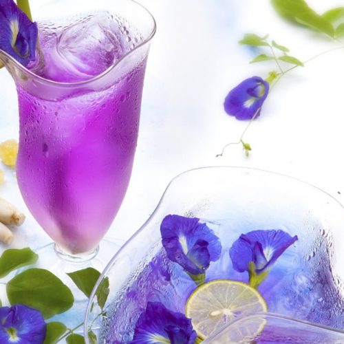 Blue Pea Flower Lemonade