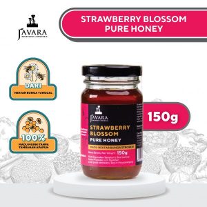 Strawberry Blossom Pure Honey | Madu Nektar Bunga Stoberi (Seasonal) | 150g
