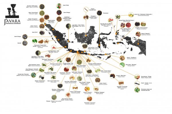 Spice Map Indonesia